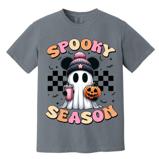 Spooky Season Ghost Checkered