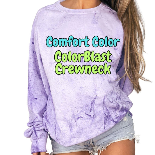 TIKTOK LIVE Comfort Color ColorBlast Crewneck